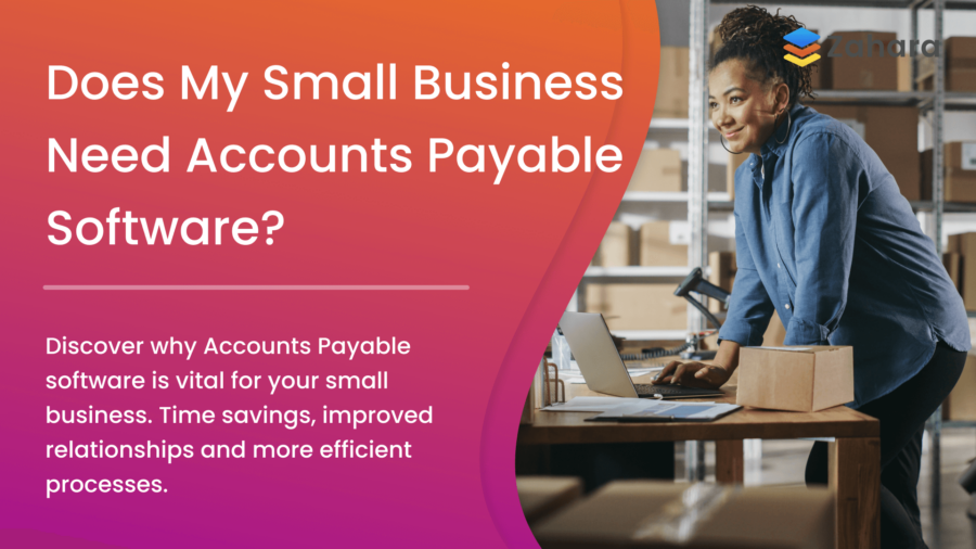 A small business owner diligently works at a laptop surrounded by packages. The scene highlights the benefits of utilizing accounts payable software, streamlining financial management and enhancing operational efficiency.