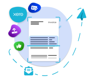 automated invoice processing for Xero info graphic