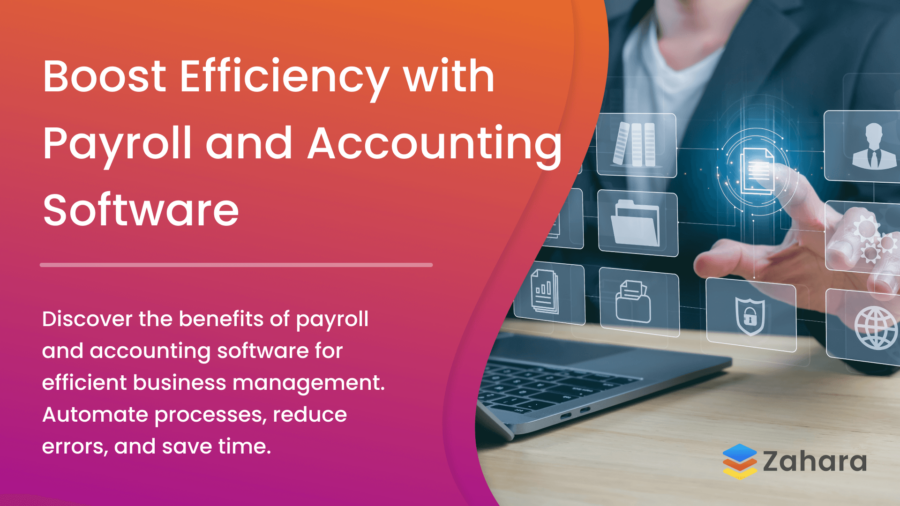 Discover Zahara's payroll and accounting software, where automation meets precision. Enhance business management with features designed to reduce errors and save time effortlessly.